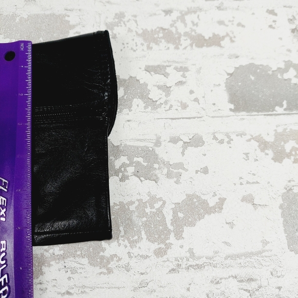 Liz Claiborne Black Leather Side Zipper High Heel Knee High Boots C168 - Picture 11 of 15